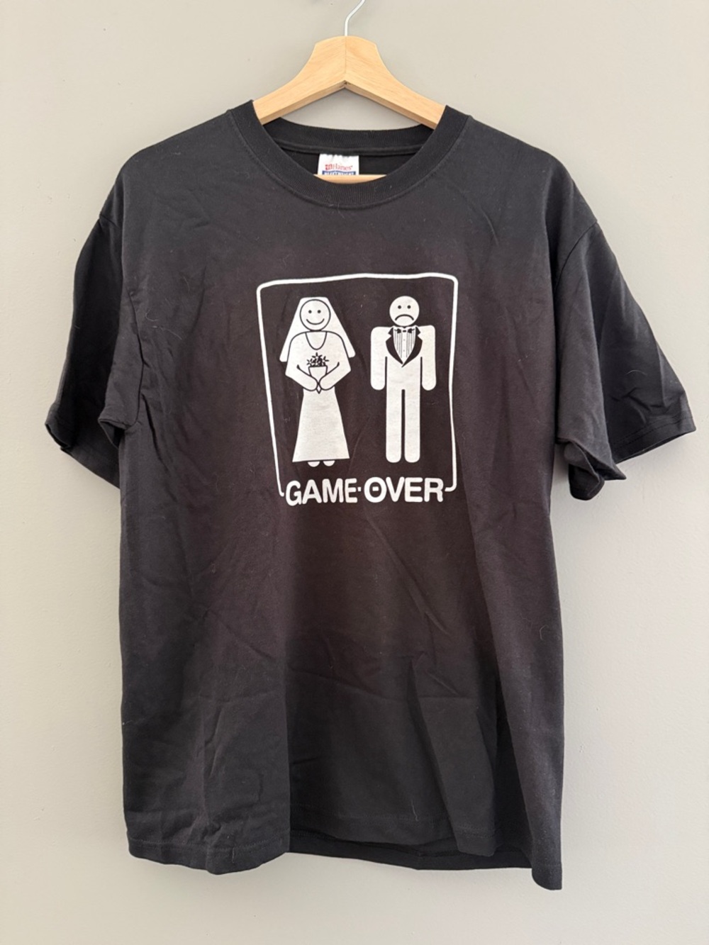 Game Over Marriage 100% Cotton T-Shirt - Medium